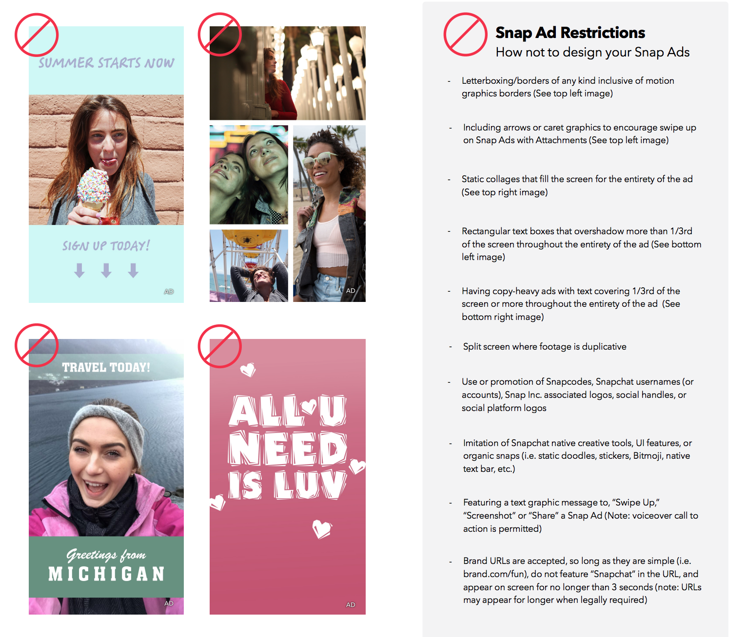 Snapchat Ad Restrictions