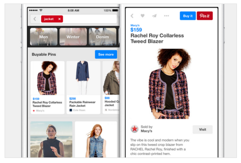 Example of a Pinterest Campaign by Macy's