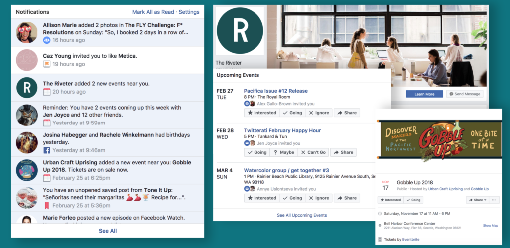 facebook strategy example