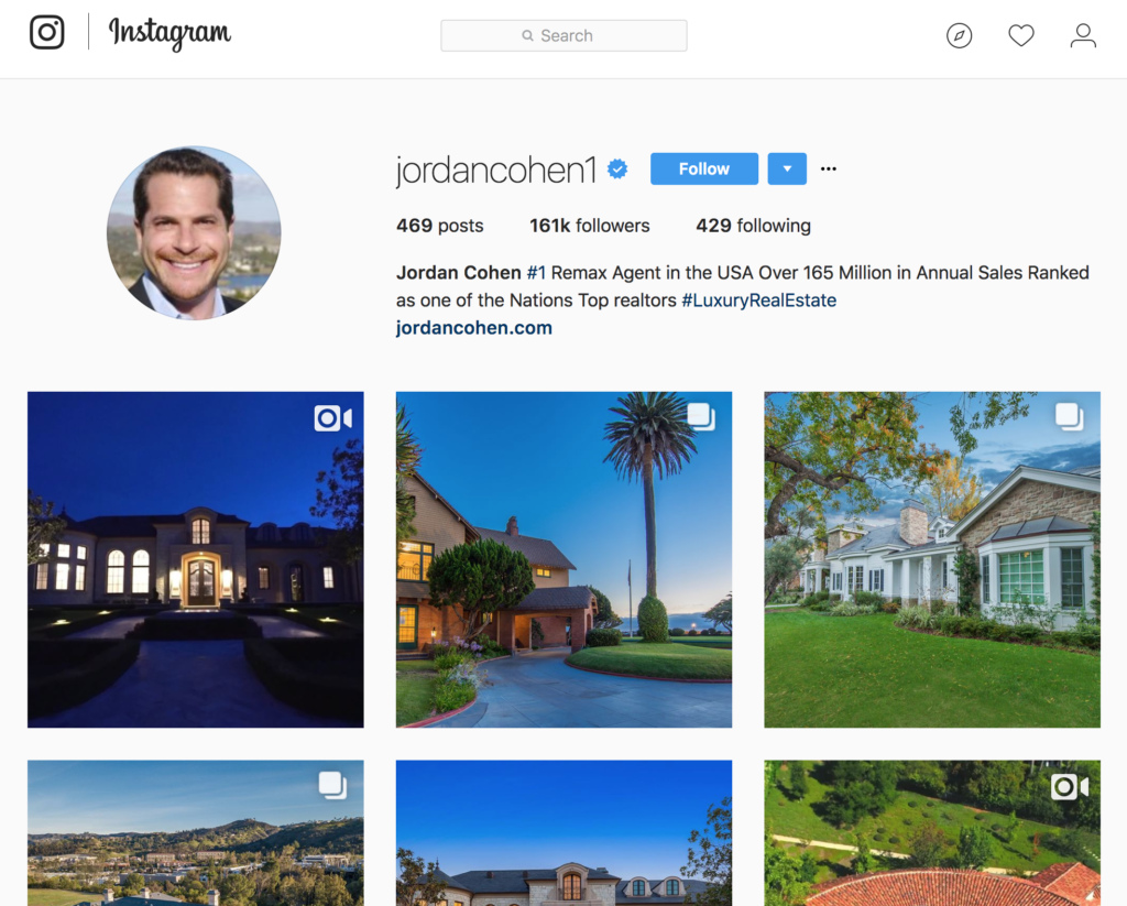 jordan cohen instagram profile