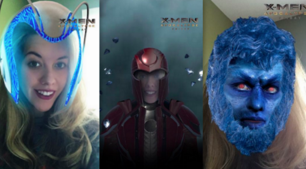 X Men Snapchat filter