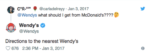 Wendys twitter example