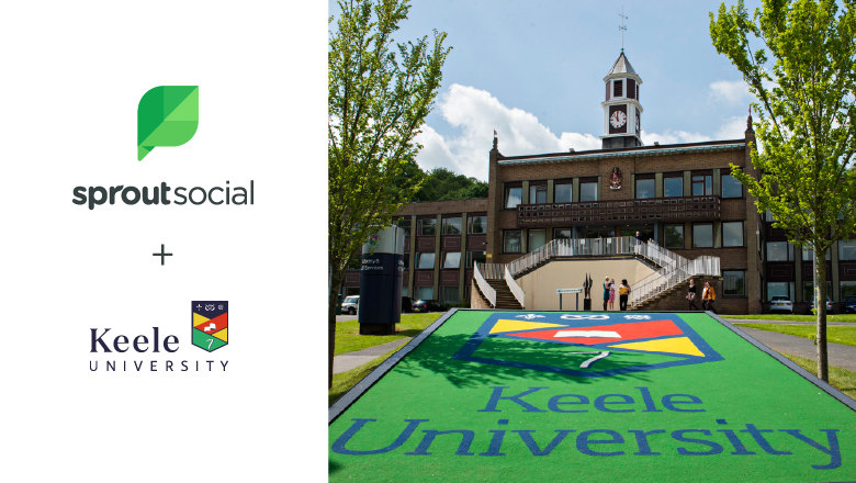 Keele University blog header