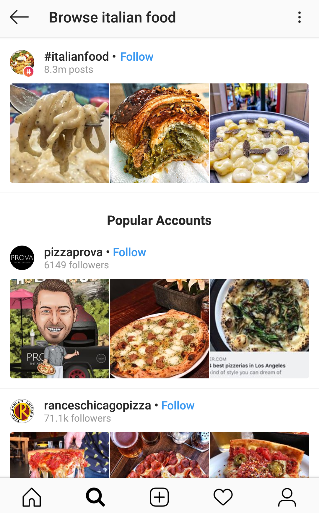 Instagram's native search is quite broad for Instagram listening
