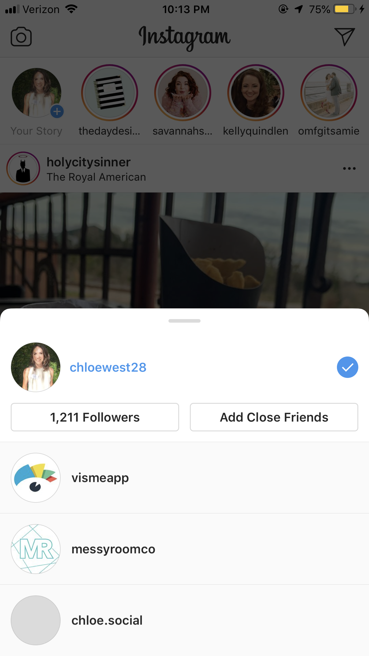 instagram hacks - manage multiple accounts from one device