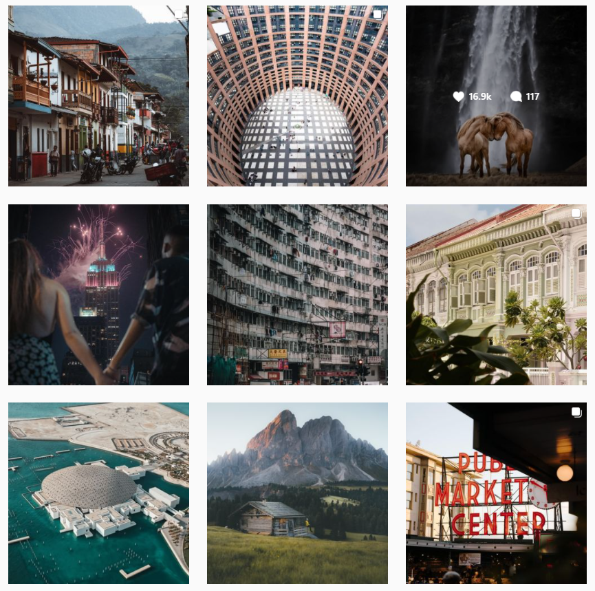 passion passport Instagram content themes