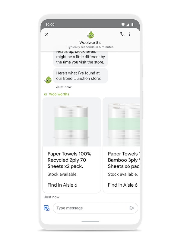 Example of Woolworths using GBM as part of their strategy.