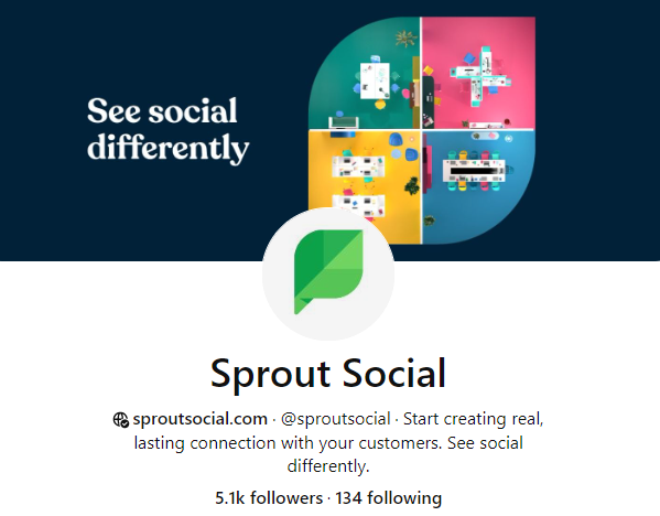 Descripción general de la cuenta de análisis de interés social de Sprout