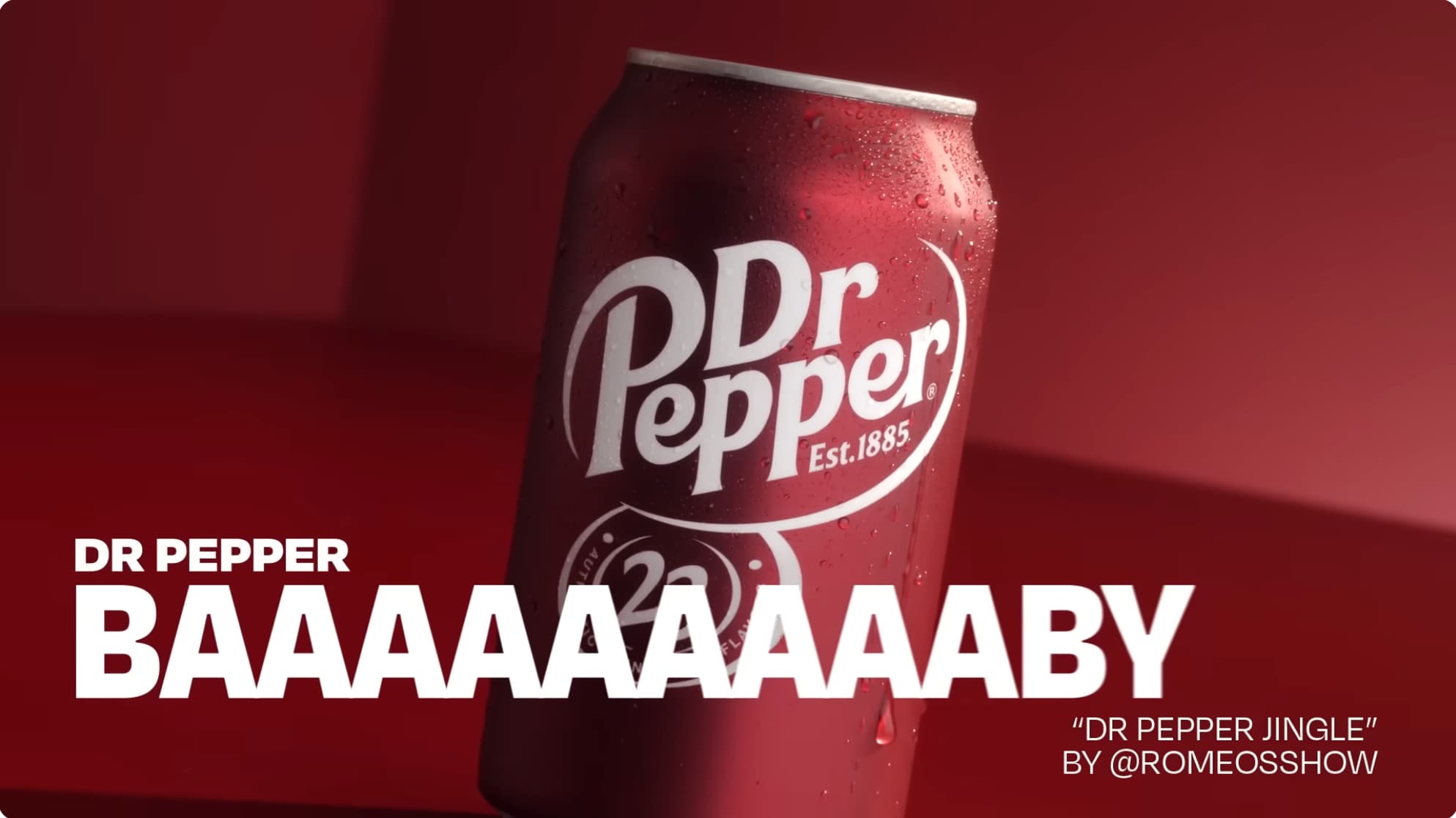 Dr Pepper Commercial made from a creator's TikTok post