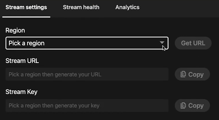 LinkedIn Live stream URL encoding