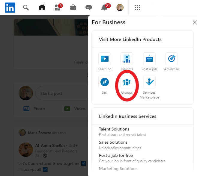 LinkedIn Groups Worktab Groups2 - The complete guide to using LinkedIn Groups