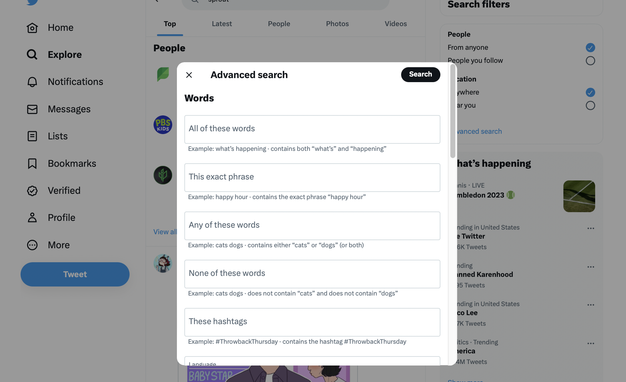 twitter advanced search - How to use Twitter advanced search to get more leads for your brand