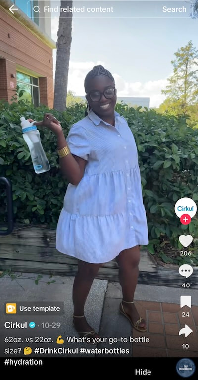 cirkul question-based social media post