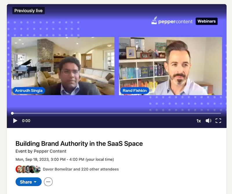 social media interview example