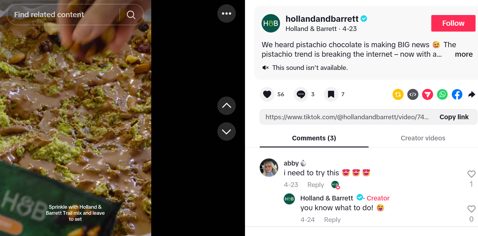 Holland & Barrett shows how to make Dubai chocolate bark with their trail mix. 