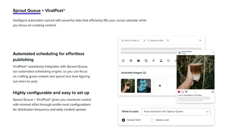 Use ViralPost® to ensure your posts have the maximum potential to go viral, factoring in timing and distribution details