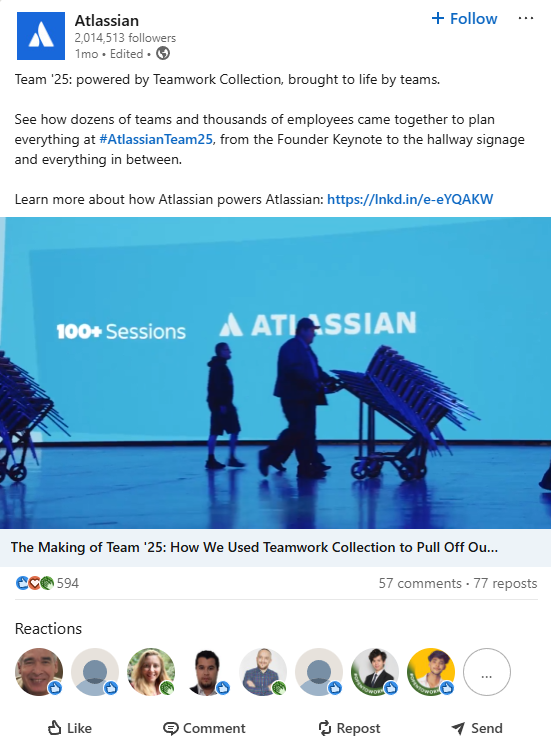 Atlassian’s behind-the-scenes video, The Making of Team ’25, shows how its employees collaborated to pull together everything from the founder keynote to the hallway signage.