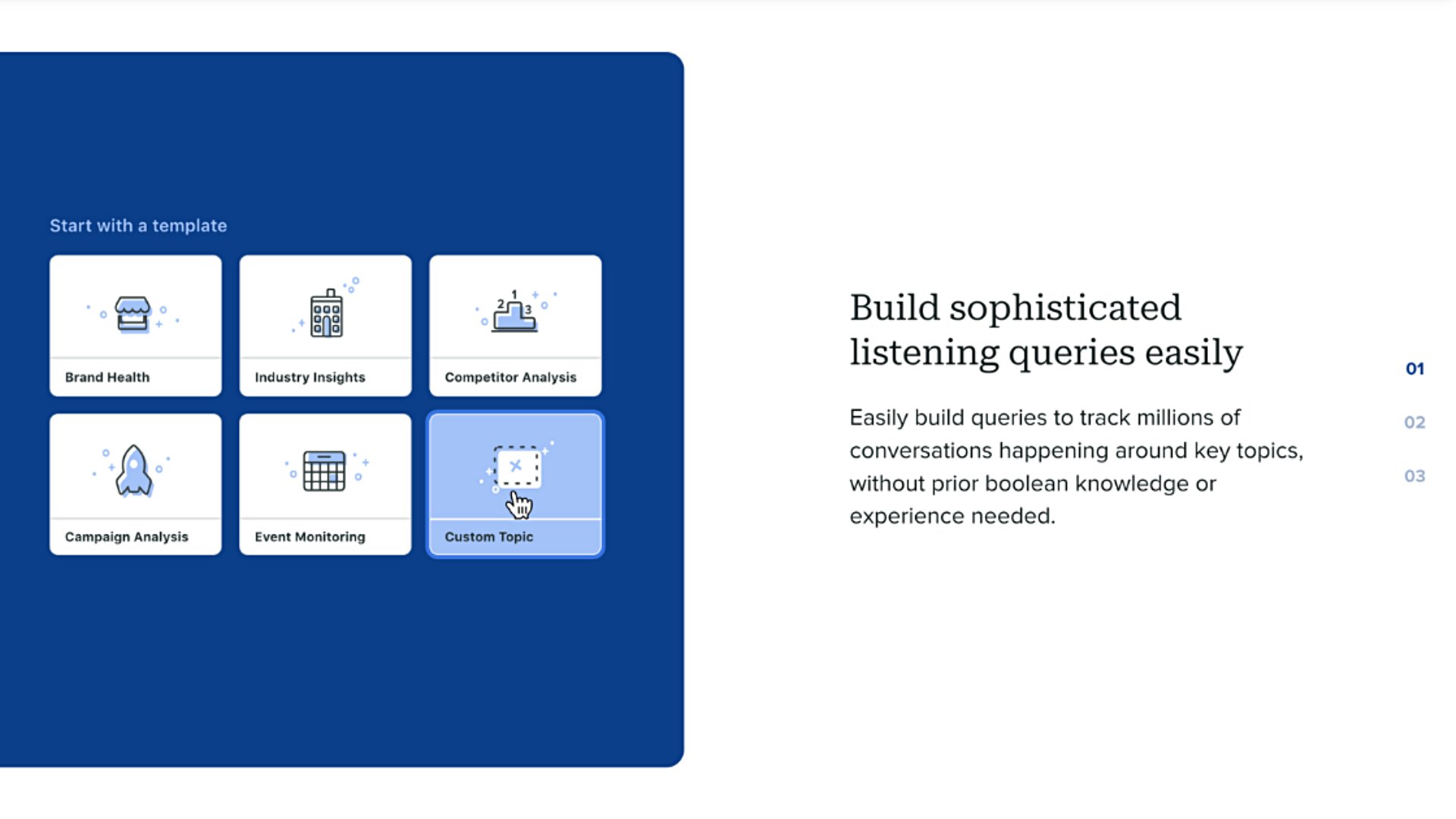 Sprout’s listening tools are able to track millions of conversations around key topics, hashtags and creators