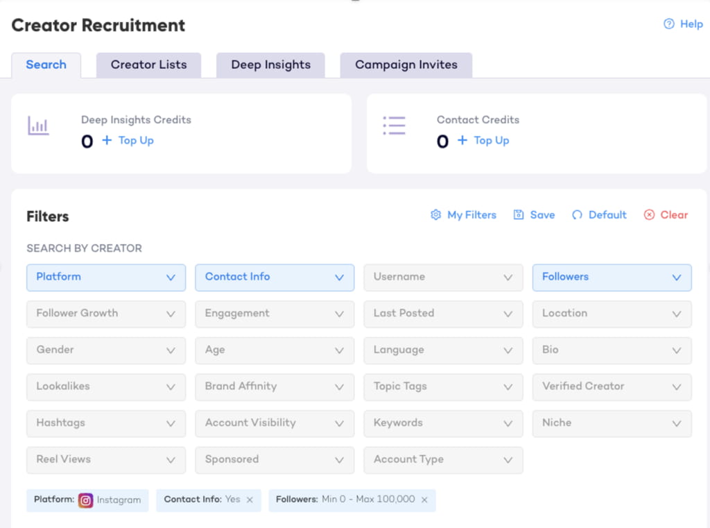Creator Co has a database of 200M+ profiles, then analyze performance with comprehensive reporting for campaign reach, engagement and ROI.