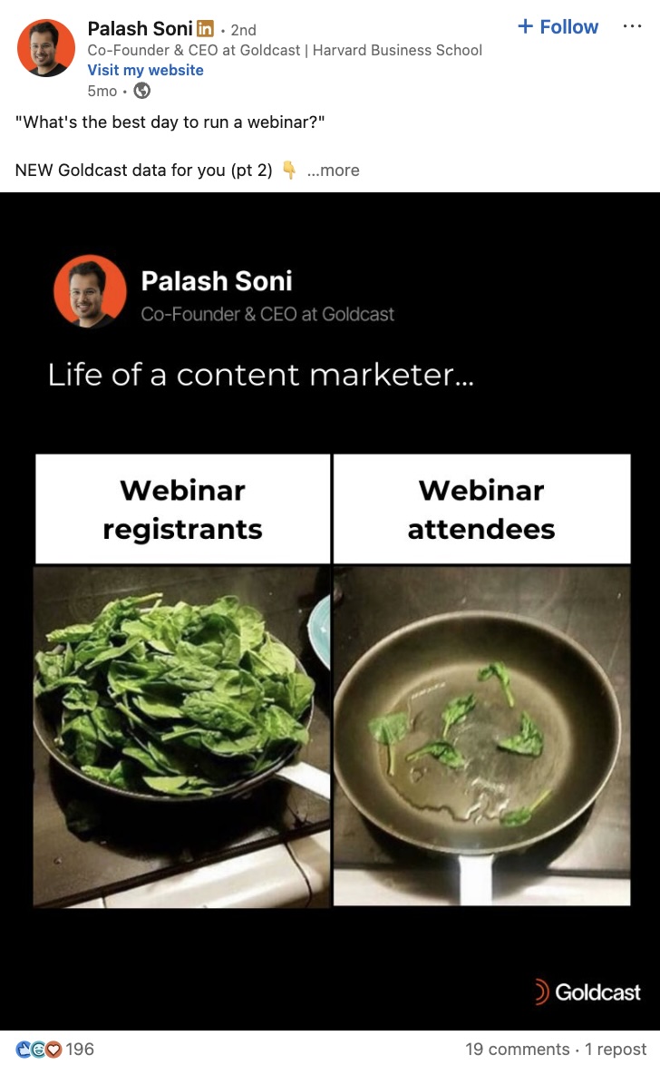 goldcast employee advocacy example