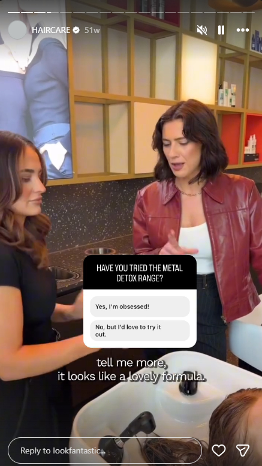LOOKFANTASTIC used Instagram polls to understand customers’ interest in L’Oréal’s Metal Detox haircare range before launching new product bundles.