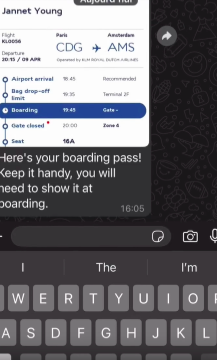 Air France uses Whatsapp to correspond with their customers and their questions via a chatbot.