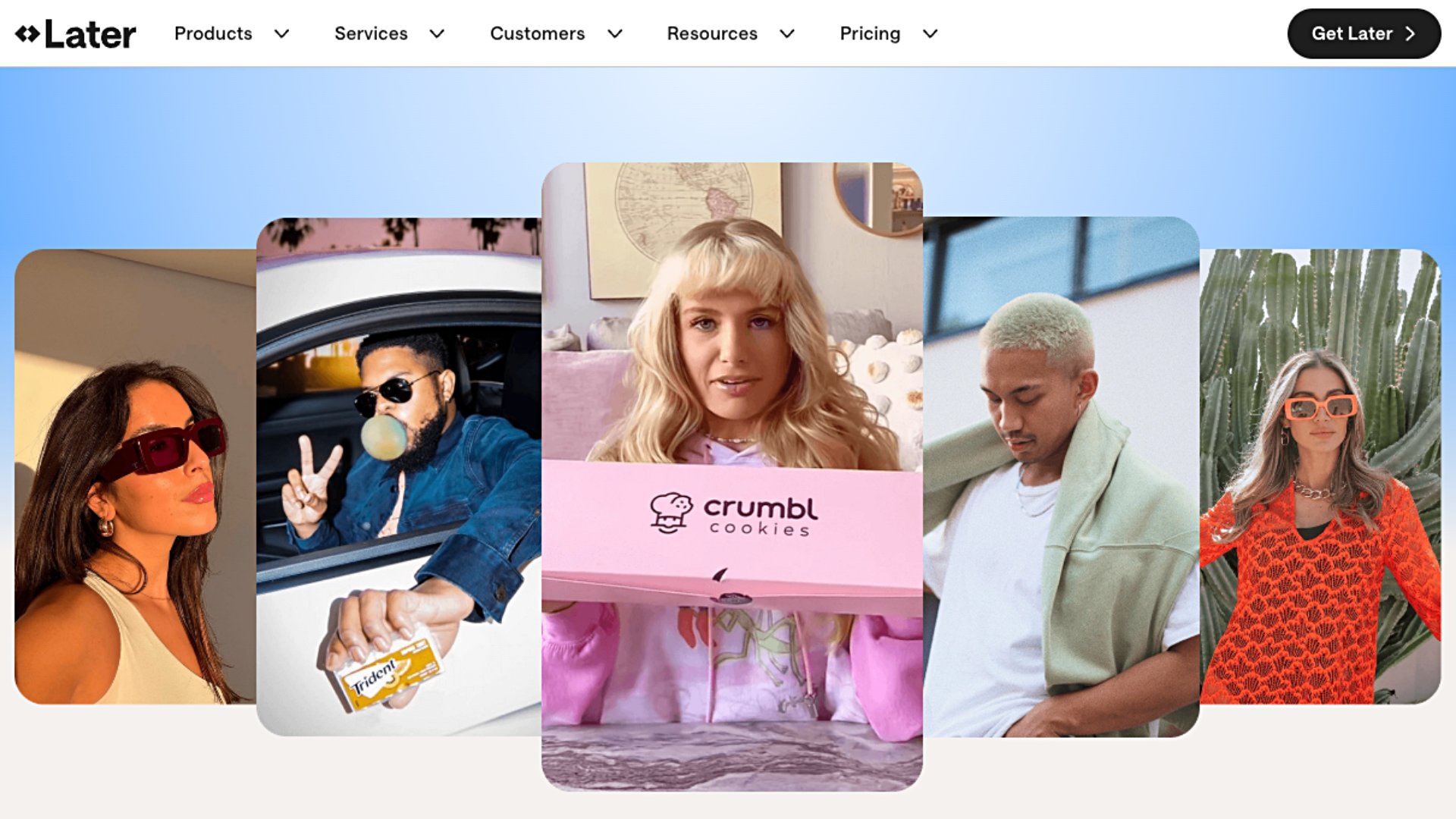 Later's homepage