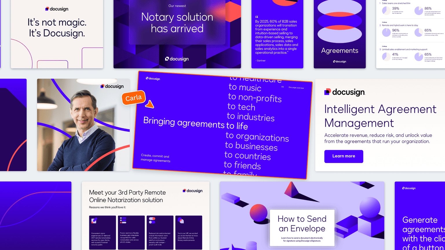 DocuSign global rebrand with Canva Enterprise