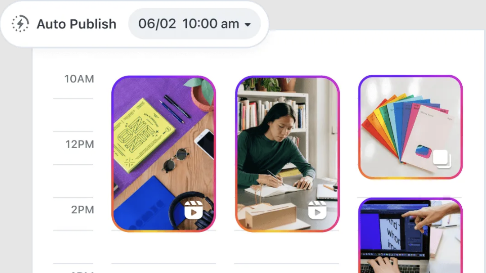 Later's Visual Planner lets you drag and drop your latest social posts