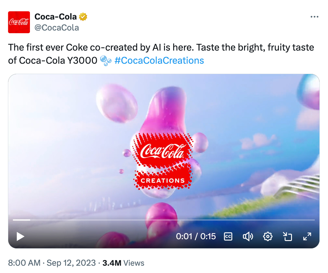 A social post from Coca-Cola with quick responses to user posts about their brand, both positive or negative, so its audience always feels heard.