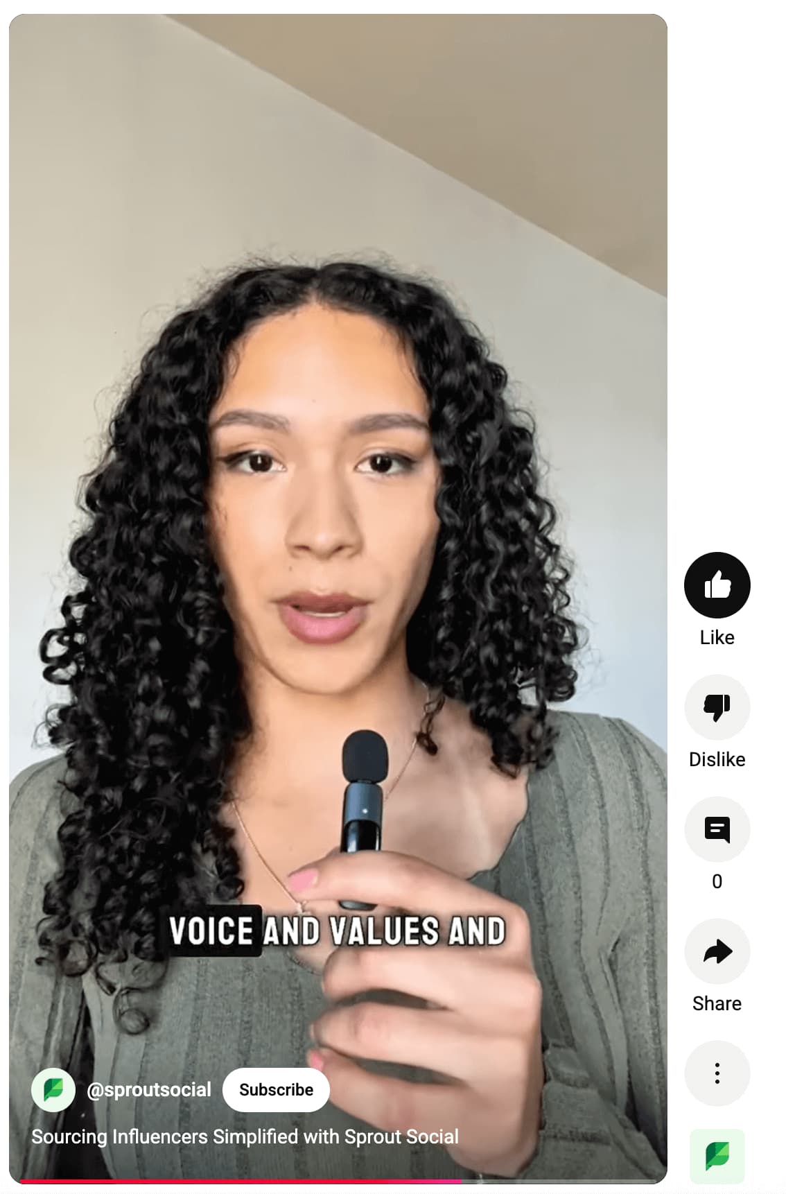 A Sprout Social YouTube Short
