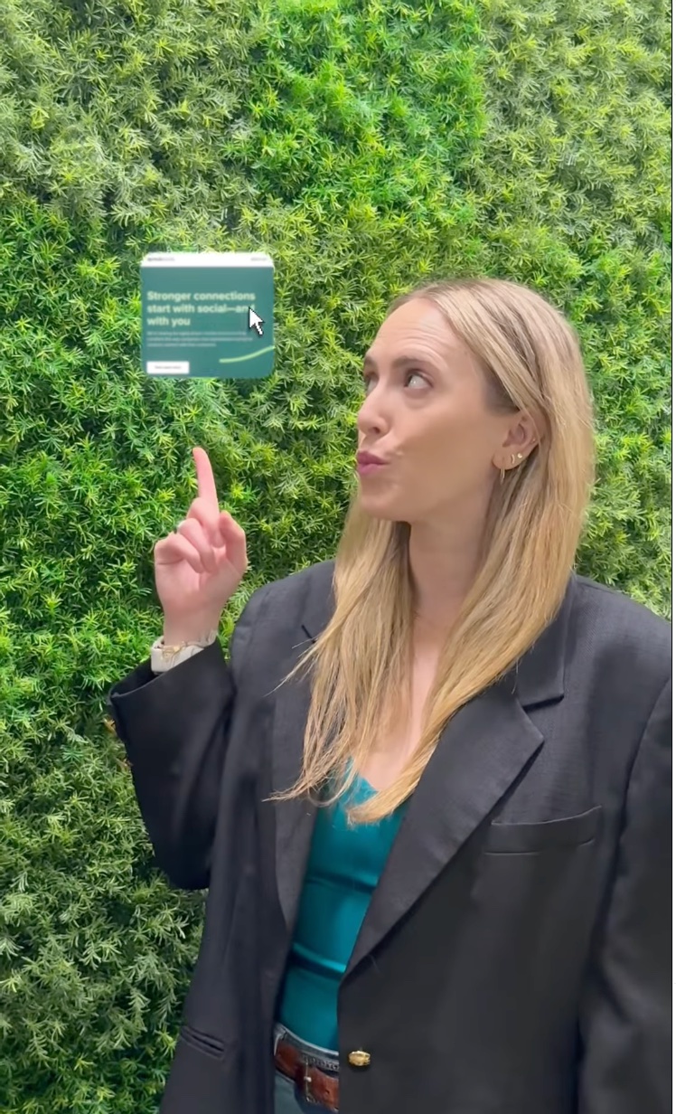 Example of employee-generated content (EGC) from Sprout Social