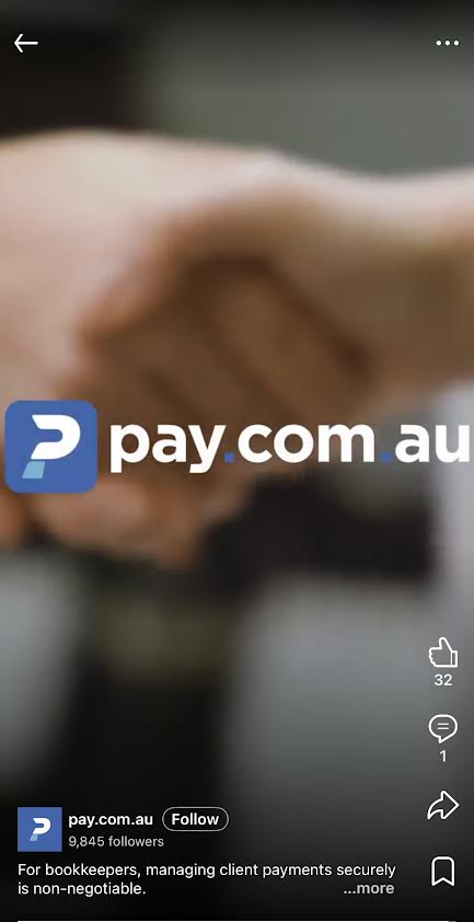 example of pay.com.au's authentic customer success story series