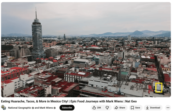 A YouTube video from National Geographic as part of its series Epic Food Journeys with Mark Wiens.