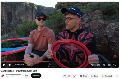 A challenge video from YouTube influencers How Ridiculous.