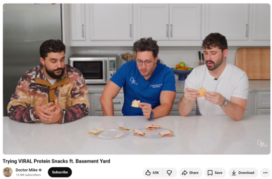 A product review video from YouTube influencers Doctor Mike, Joe Santagato and Frankie Alvarez.