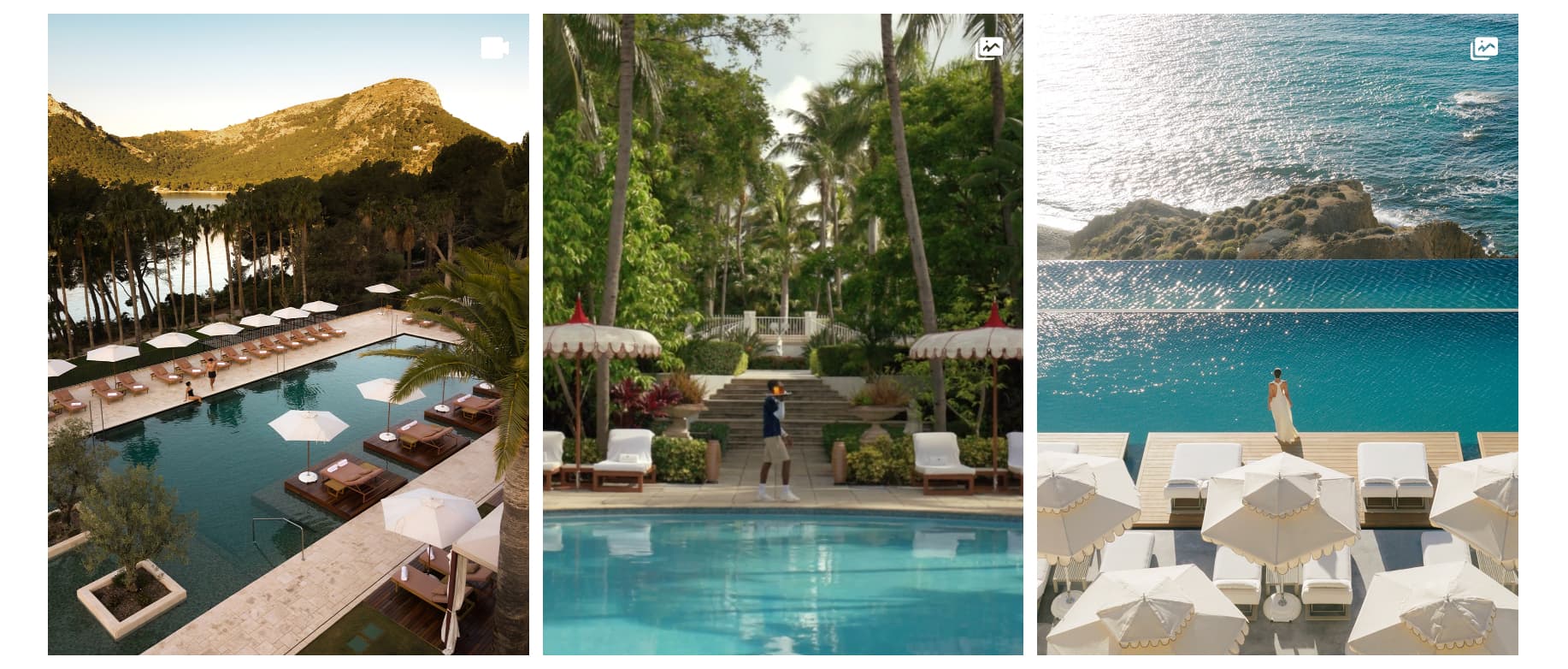 sproutlink page for Four Seasons showing three posts from different properties
